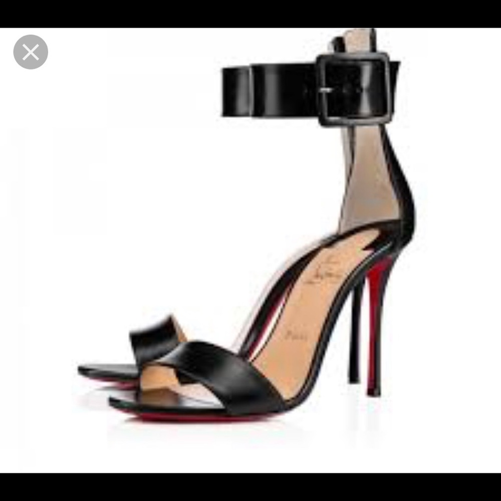 Christian Louboutin leather Blade Runana heels